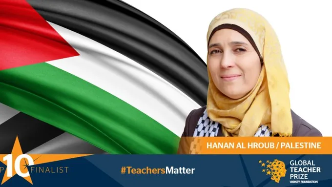 Palestinian teacher awarded $1M prize