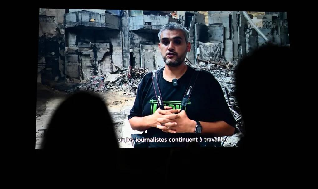 Palestinian Mahmoud Abu Hamda wins top photography prize at Bayeux