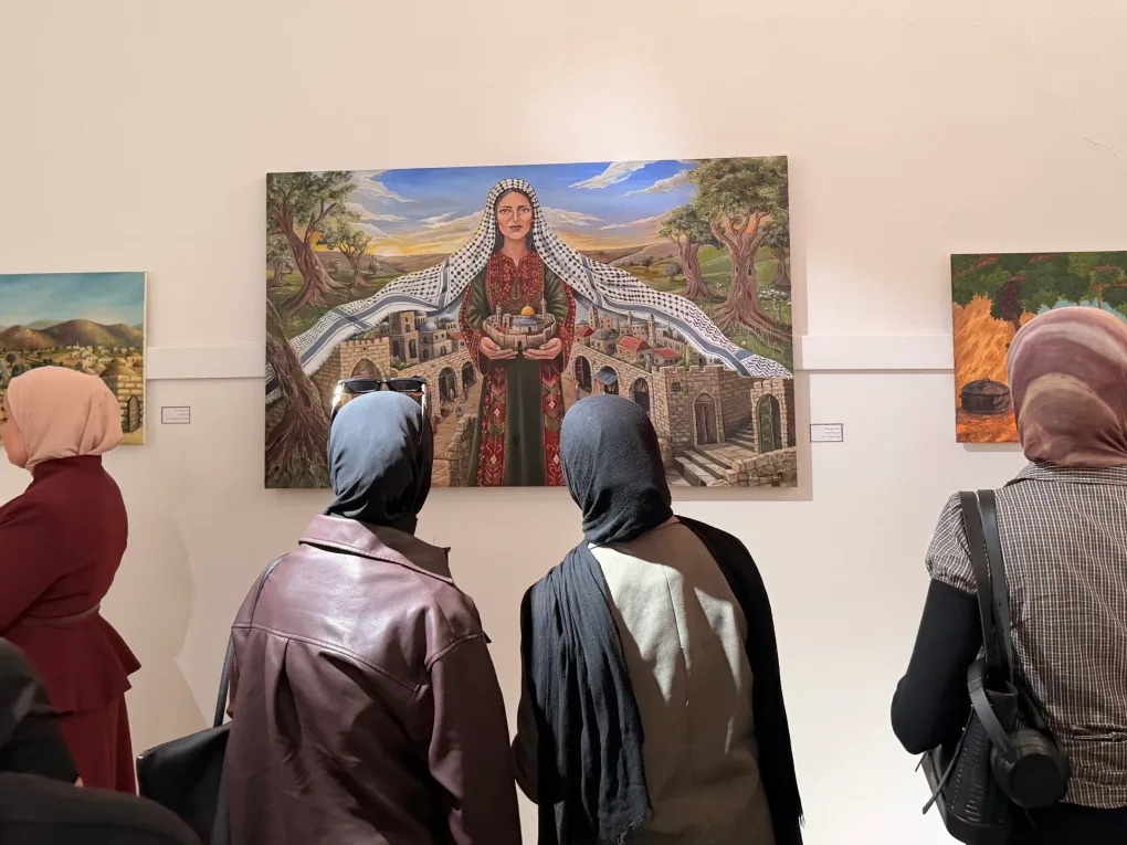 ‘Our works are next to each other’: Art bridges Gaza and West Bank