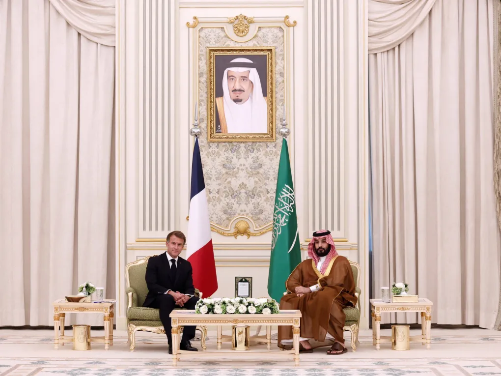 Macron makes surprise Saudi visit as France secures extra diesel supplies