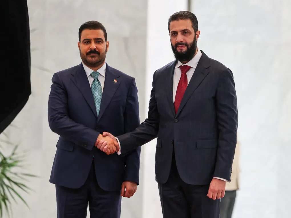 Iraqi PM Ali al-Zaidi meets Ahmed al-Sharaa in historic Syria visit