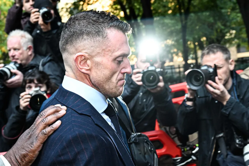 Tommy Robinson faces 10 years in jail after being convicted of harassing journalists