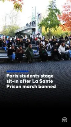 Students rally against police repression in Paris despite protest ban